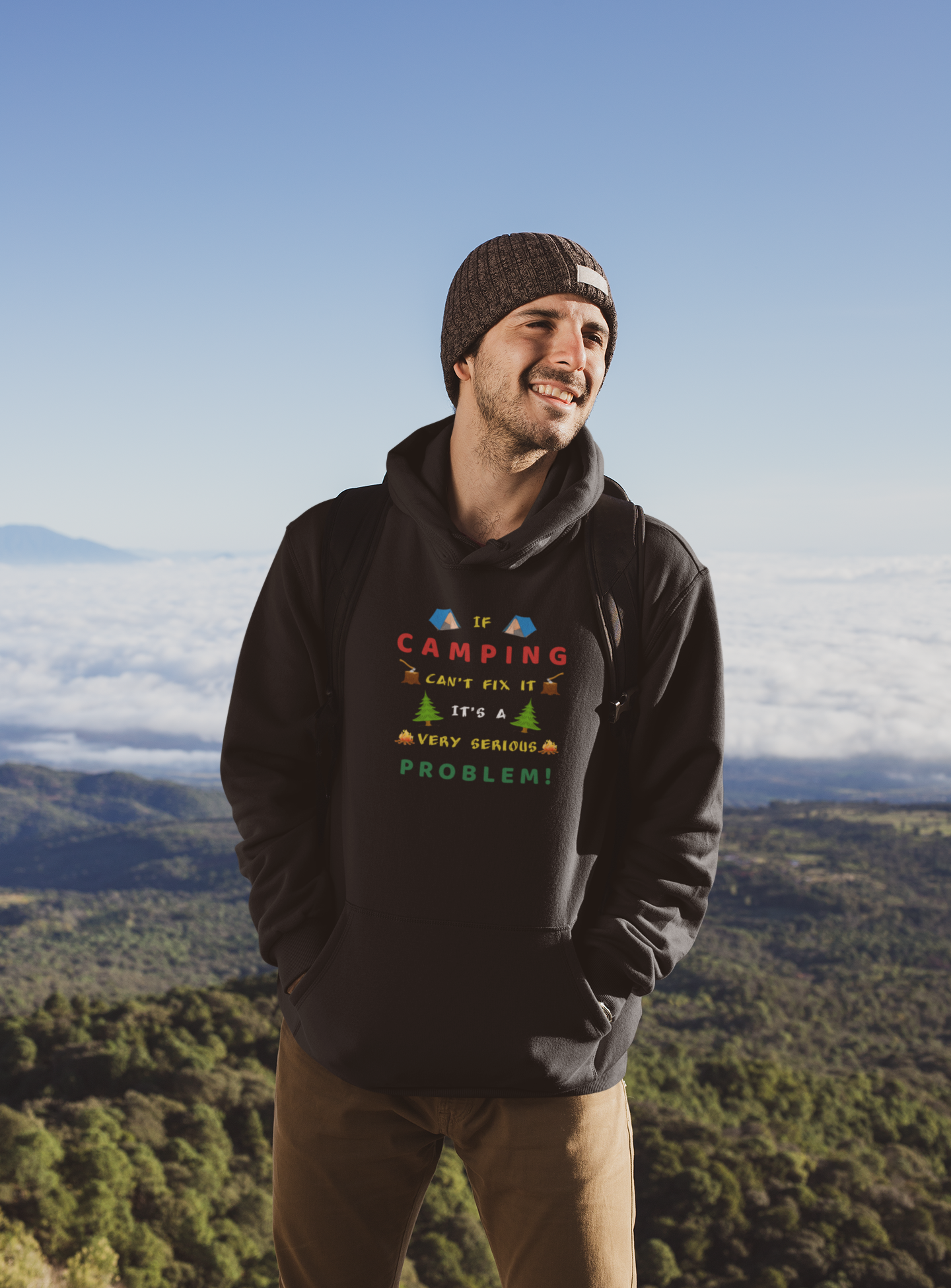 If Camping Can't Fix It It's A Very Serious Problem! Unisex Hoodie