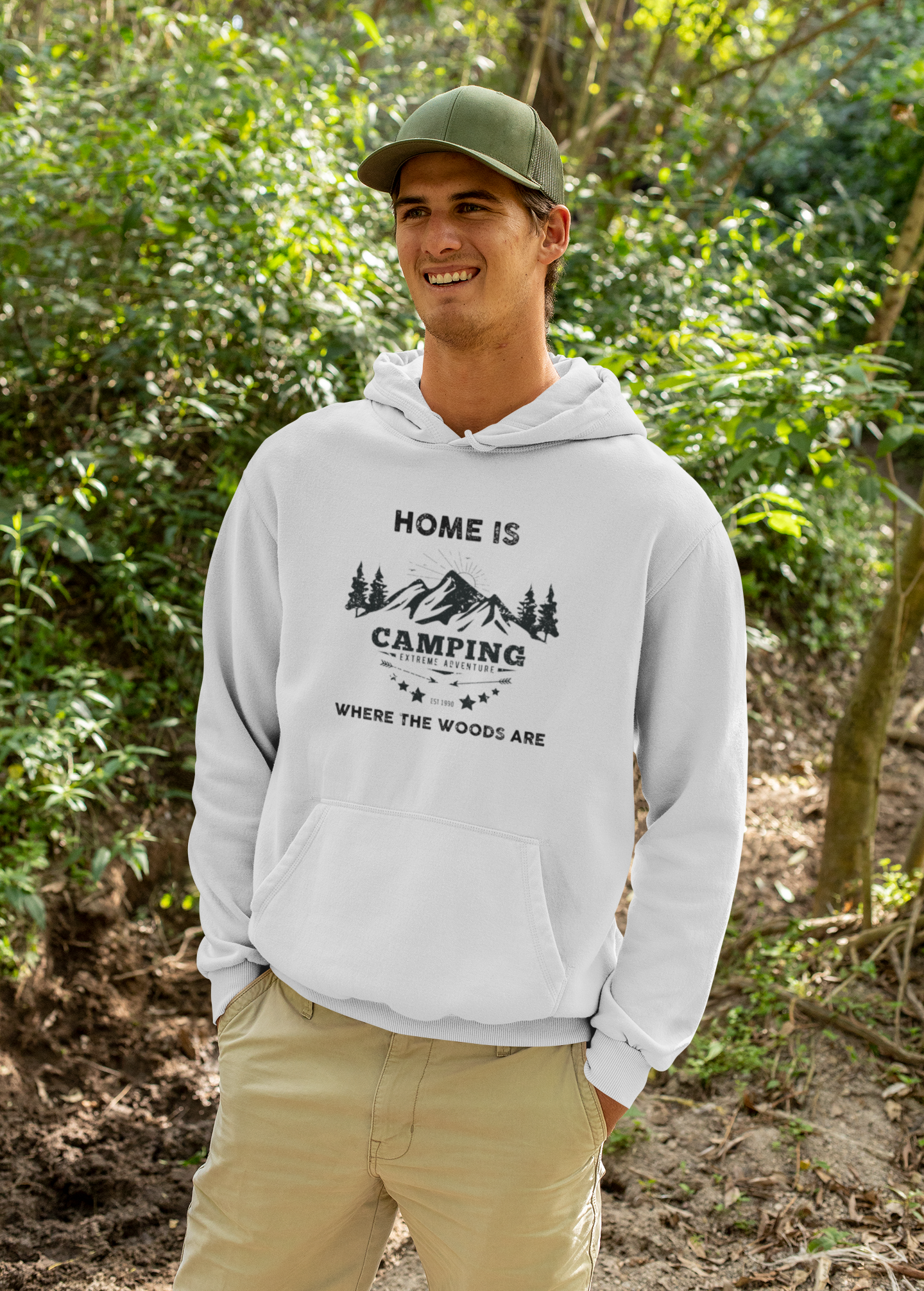 Home Is Where The Woods Are Unisex Hoodie