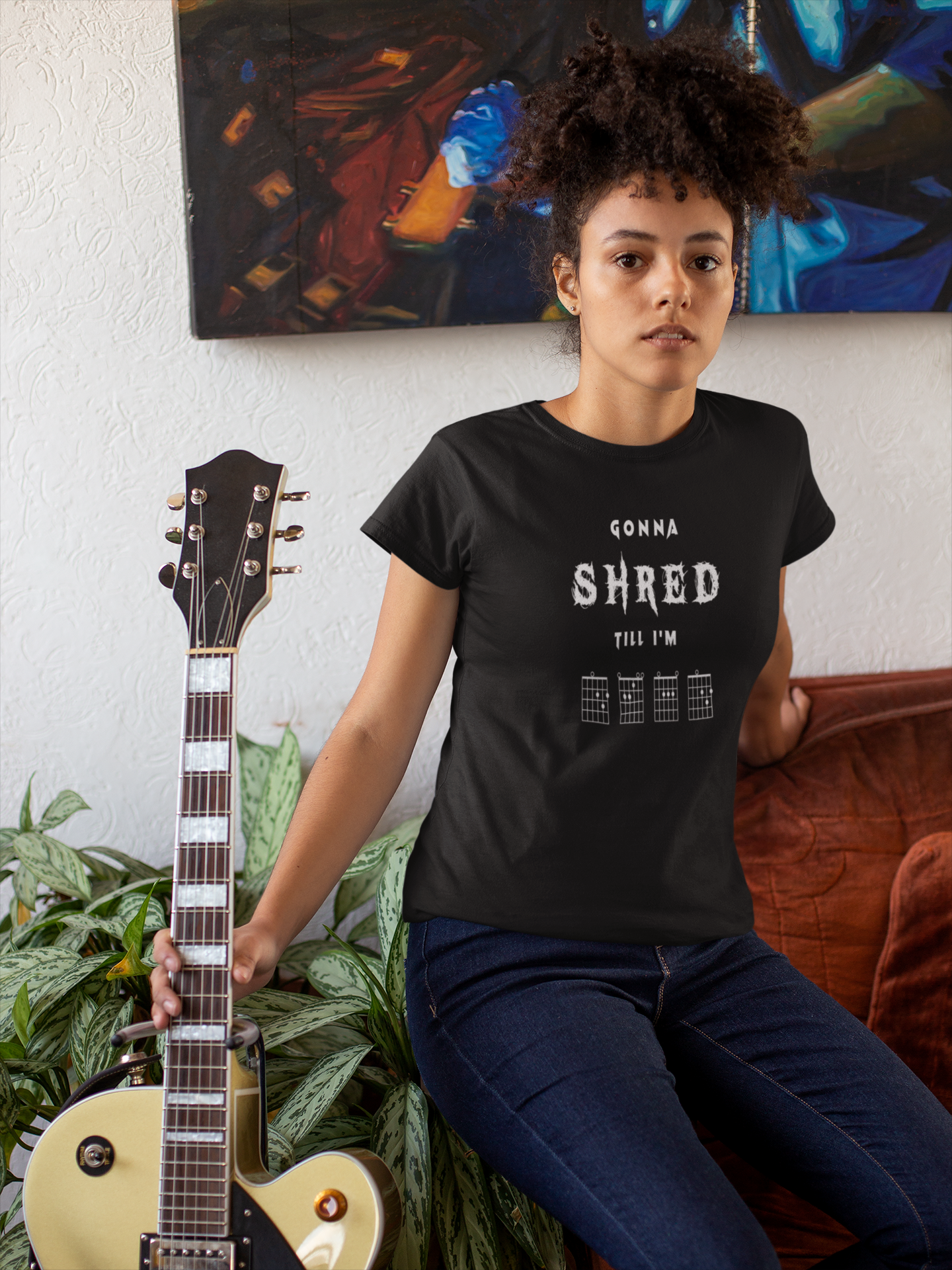 Gonna Shred Till I'm DEAD Unisex Round Neck Tee